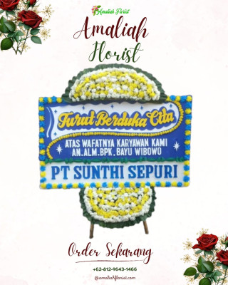 Papan Bunga Duka di Kayawu